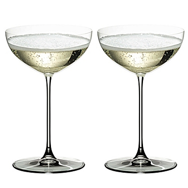 Riedel&reg; Veritas Coupe/Moscato/Martini Wine Glasses (Set of 2). View a larger version of this product image.