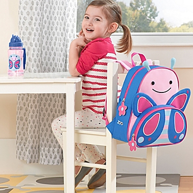 SKIP*HOP&reg; Shark Zoo Backpack in Pink. View a larger version of this product image.