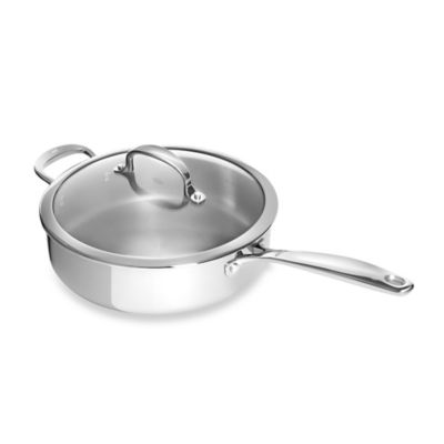 OXO Good Grips&reg; Tri-Ply Pro 4 qt. Stainless Steel Covered Sauté Pan