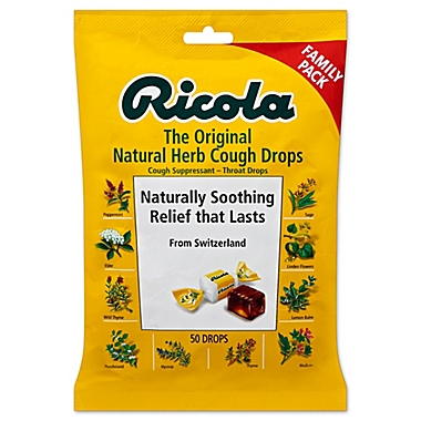 Ricola&reg; The Original 50-Count Natural Herb Cough Drops. View a larger version of this product image.