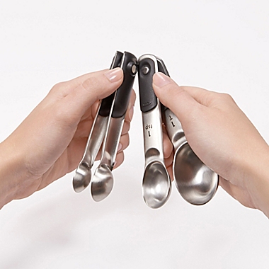 OXO Good Grips&reg; Stainless Steel Measuring Spoons (Set of 4). View a larger version of this product image.