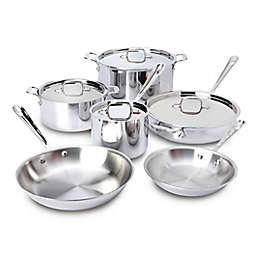 All-Clad D3 Stainless Steel 10-Piece Cookware Set