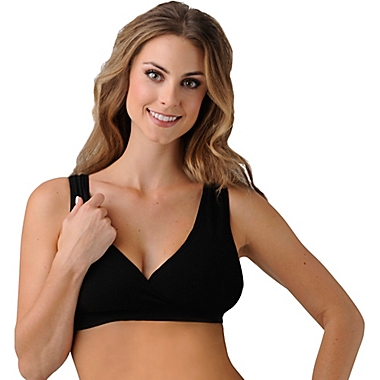 Belly Bandit&reg; Size Large B.D.A. Nursing Bra in Black. View a larger version of this product image.