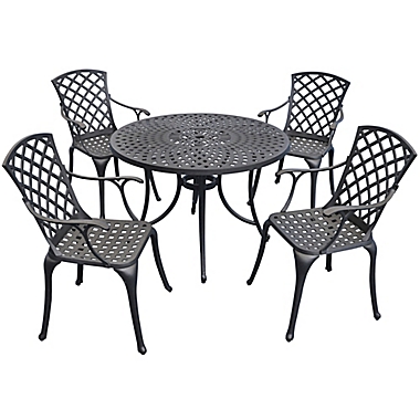 Crosley 5-Piece Sedona 41-Inch Round Outdoor Dining Set. View a larger version of this product image.