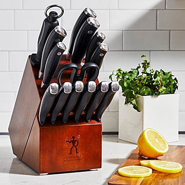 HENCKELS Forged Elite 15-Piece Kitchen Knife Block Set. View a larger version of this product image.