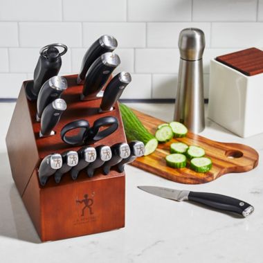 HENCKELS Forged Elite 15-Piece Kitchen Knife Block Set. View a larger version of this product image.