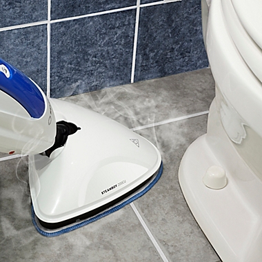 Reliable Steamboy 200CU Steam Floor Mop in White/Blue. View a larger version of this product image.