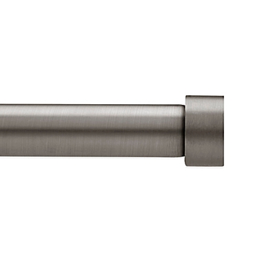Umbra&reg; Cappa 36 to 66-Inch Adjustable Window Curtain Rod in Brushed Pewter. View a larger version of this product image.
