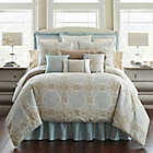 Alternate image 0 for Waterford&reg; Jonet Queen Comforter Set in Cream/Blue