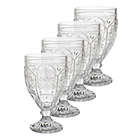 Alternate image 2 for Fitz and Floyd&reg; Trestle Goblets in Clear (Set of 4)