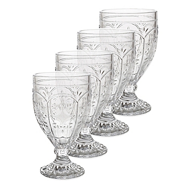 Fitz and Floyd&reg; Trestle Goblets in Clear (Set of 4). View a larger version of this product image.