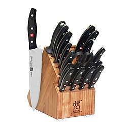 ZWILLING® Twin Signature 19-Piece Kitchen Knife Block Set in Wood
