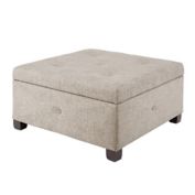 Madison Park Aspen Ottoman in Sand