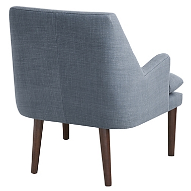 Madison Park Taylor Mid-Century Accent Chair in Blue. View a larger version of this product image.