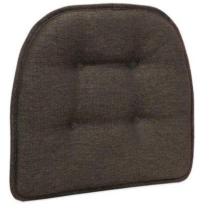 LOVIVER Cotton Brown Kitchen Chair Cushion Dining Chair Pads with Gripper Backing Round 28cm