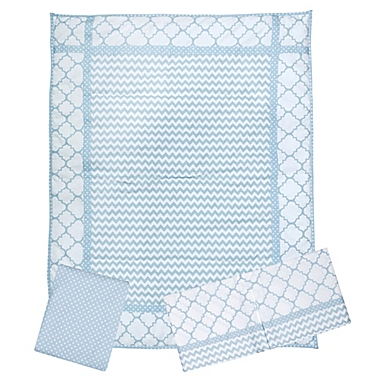 Trend Lab&reg; Blue Sky 3-Piece Crib Bedding Set. View a larger version of this product image.