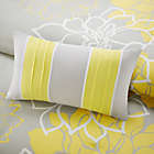 Alternate image 4 for Madison Park Lola 6-Piece King Duvet Cover Set in Yellow/Grey