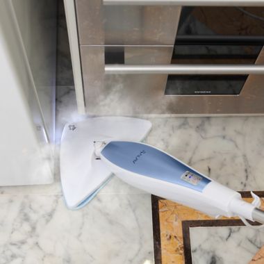 SALAV Professional Series STM-402 LED Steam Mop in Blue. View a larger version of this product image.