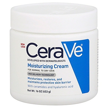 CeraVe&reg; 16 oz. Moisturizing Cream For Normal to Dry Skin. View a larger version of this product image.