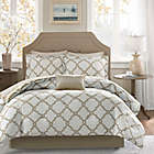 Alternate image 5 for Madison Park Essentials Merritt 9-Piece Reversible King Comforter Set in Taupe