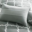 Alternate image 6 for Madison Park Essentials Merritt 9-Piece Reversible Queen Comforter Set in Grey