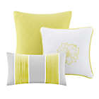 Alternate image 2 for Madison Park Lola 7-Piece King Comforter Set in Yellow/Grey