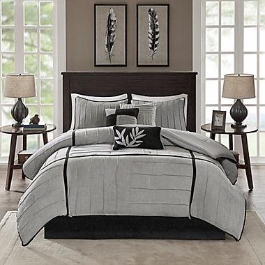 Madison Park Connell 7-Piece King Comforter Set in Grey. View a larger version of this product image.