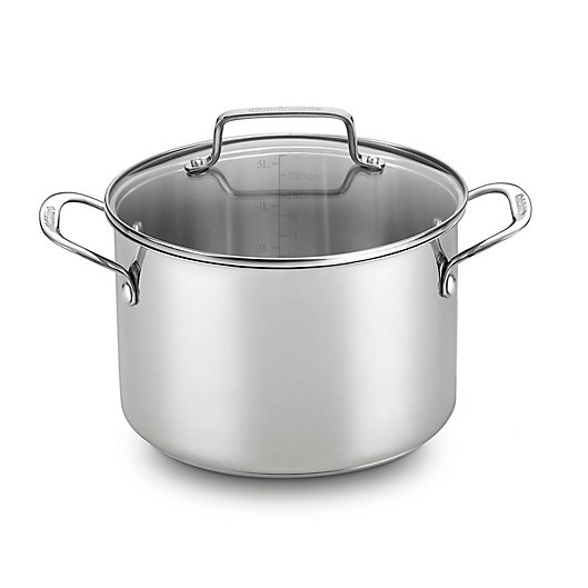 Alternate image 1 for Cuisinart® Chef's Classic Stainless Steel 5.75 qt. Covered Soup Pot