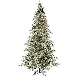 Fraser Hill Farm 7.5-Foot Pre-Lit Smart Lighting Mountain Pine Artificial Christmas Tree