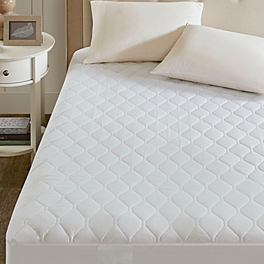 Beautyrest&reg; Cotton Blend Heated King Mattress Pad. View a larger version of this product image.