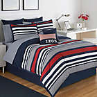 Alternate image 0 for IZOD&reg; Varsity Stripe Reversible Twin Comforter Set