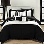 Alternate image 0 for Chic Home Sheila 10-Piece King Comforter Set in Black