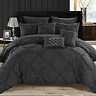 Alternate image 0 for Chic Home Salvatore 10-Piece King Comforter Set in Black