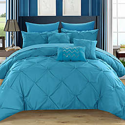 Chic Home Salvatore 8-Piece Twin Comforter Set in Turquoise