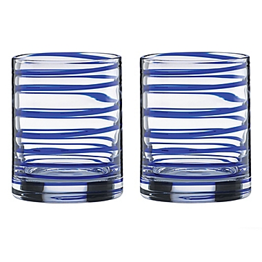 kate spade new york Charlotte Street&trade; Double Old Fashioned Glasses (Set of 2). View a larger version of this product image.