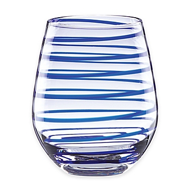 kate spade new york Charlotte Street&trade; Stemless Wine Glasses (Set of 2). View a larger version of this product image.