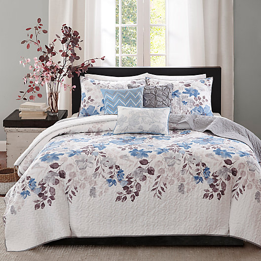 Madison Park Luna 6 Piece Coverlet Set, Difference Between King And California Bedspreads