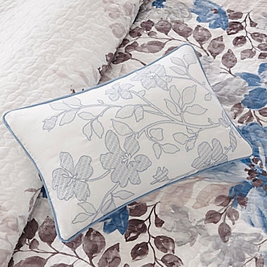 Madison Park Luna 6-Piece Full/Queen Coverlet Set in Blue. View a larger version of this product image.