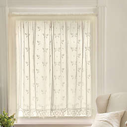 Heritage Lace® Heirloom 84-Inch Rod Pocket Sheer Window Curtain Panel in Ecru (Single)