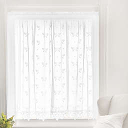 Heritage Lace® Heirloom 84-Inch Rod Pocket Sheer Window Curtain Panel in White (Single)
