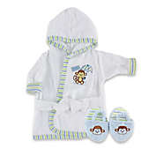 Baby Vision&reg; Luvable Friends&reg; Bathrobe and Slippers in Blue
