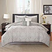 Madison Park Averly 7-Piece King Comforter Set in Grey