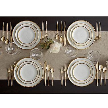 Olivia &amp; Oliver&trade; Harper Organic Shape Gold Dinnerware Collection. View a larger version of this product image.