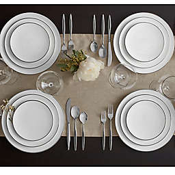 Olivia & Oliver™ Harper Splatter Platinum Dinner Plate