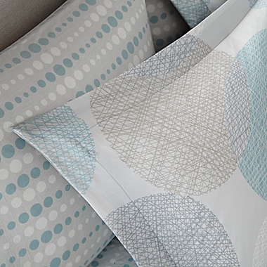 Madison Park Essentials Knowles 9-Piece Twin Comforter Set in Aqua. View a larger version of this product image.