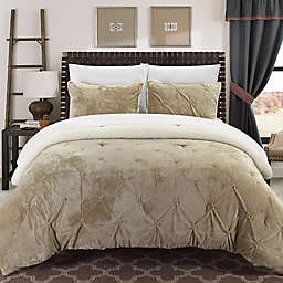 Chic Home Aurelia 3-Piece Queen Comforter Set in Off-White