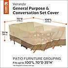 Alternate image 2 for Classic Accessories&reg; Veranda Large General Purpose Patio Furniture Set Cover