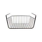 Alternate image 0 for Home Basics&reg; Small Under Shelf Wire Basket in Onyx