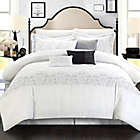 Alternate image 0 for Chic Home Gracia 12-Piece Queen Comforter Set in White