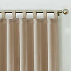 Alternate image 2 for Elrene Matine 95-Inch Indoor/Outdoor Tab Top Window Curtain Panel in Taupe (Single)